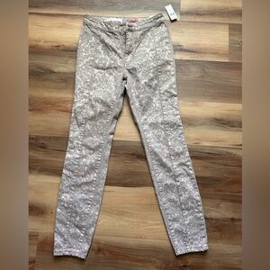 Anthropologie Pilcro Jeans Womens Floral Denim High Rise 28 NWT